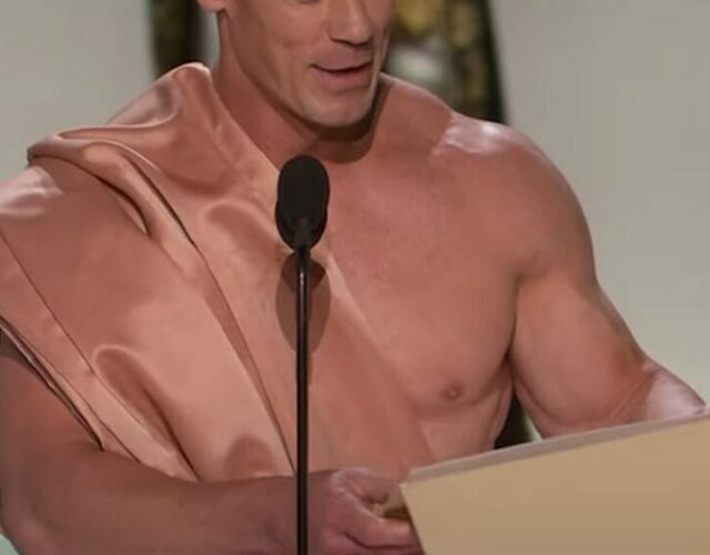 John Cena Appears Naked At The Oscars